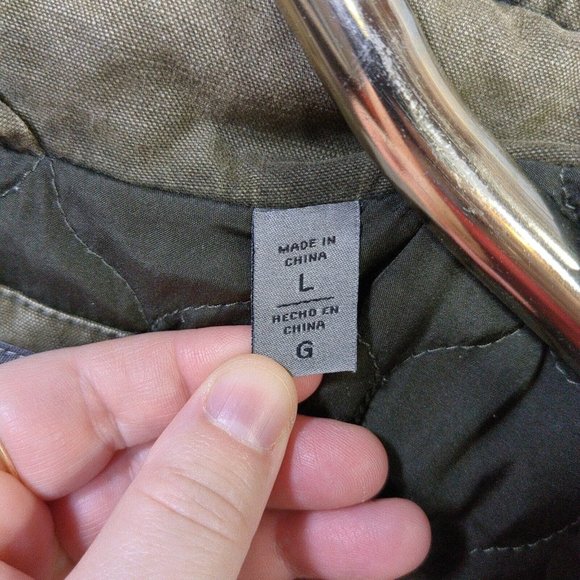 Levis Trucker Field Canvas Jacket Mens Large Quilt Lined Chore Workwear Surplus - Picture 12 of 15